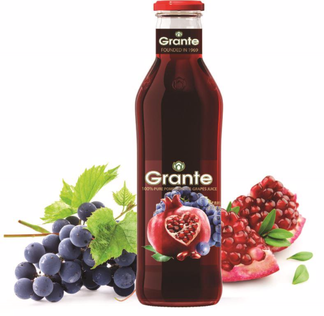 Pomegranate and Grape Juice